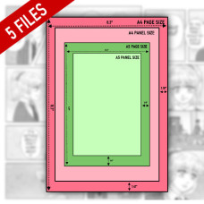 Manga Panel Size Chart For A4 Or A5 Paper Manga Panel Size Chart For A4 Or A5 Paper