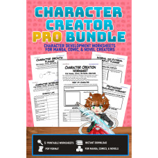 Character Creator PRO Bundle: Printable Writing Worksheets