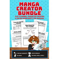 Manga Creator Bundle: Printable Writing Worksheets