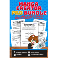 Manga Creator PRO Bundle: Printable Writing Worksheets