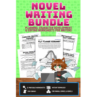 Novel Writing Bundle: Printable Writing Worksheets