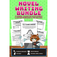 Novel Writing Bundle: Printable Writing Worksheets