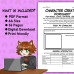 Character Creation Worksheet PRO PDF: For Manga And Novel Writers
