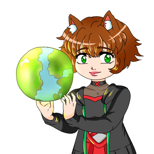 An illustration representing world-building